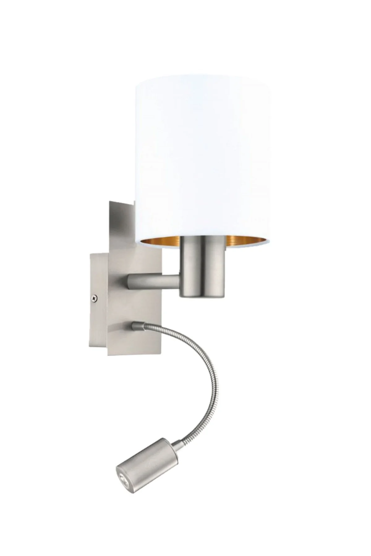 Abajurlu Ve Kitap Okuma Led Lambalı Aplik
